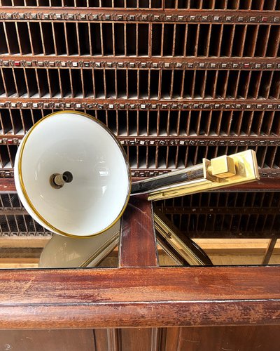 Italian desk lamp with sconce by Venini