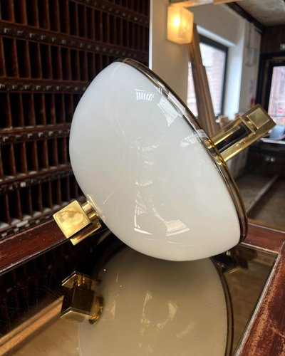 Italian desk lamp with sconce by Venini