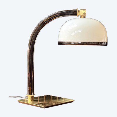 Italian desk lamp with sconce by Venini