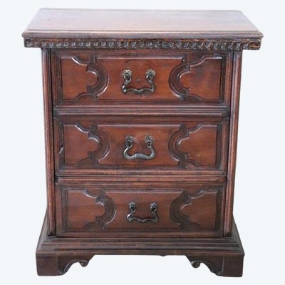 Table de Chevet Ancienne en Noyer