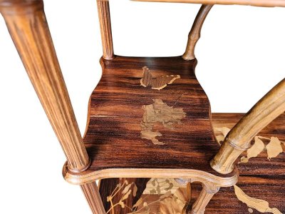 Emile Gallé Art Nouveau shelf