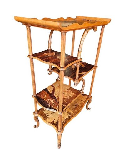 Emile Gallé Art Nouveau shelf