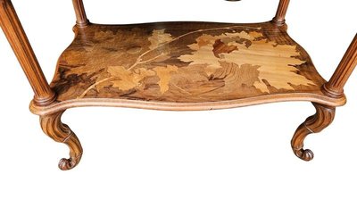 Emile Gallé Art Nouveau shelf