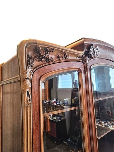 Biblioteca Art Nouveau Louis Majorelle "Lilas