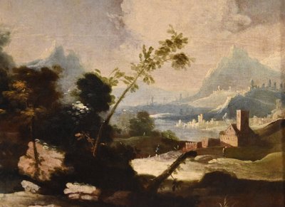 Arcadian Landscapes With Figures, Circle Of Marco Ricci (1676 – 1730)