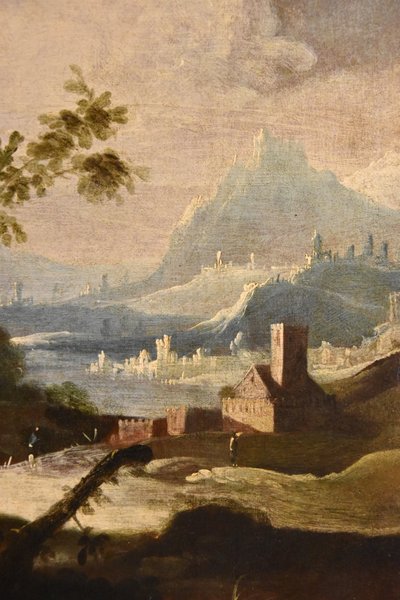 Arcadian Landscapes With Figures, Circle Of Marco Ricci (1676 – 1730)