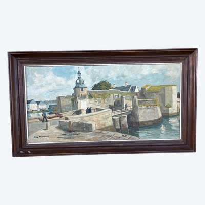 Oil on canvas 20th century by "Guy Pennamen".