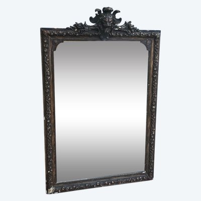 Specchio a frontone d'epoca Napoleone III