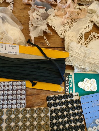 Buttons and lace