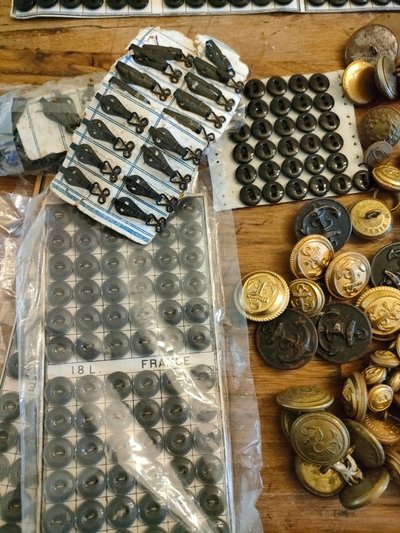Buttons and lace