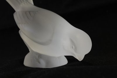 Scultura di uccelli Lalique Francia 20° secolo