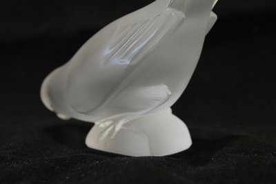 Scultura di uccelli Lalique Francia 20° secolo