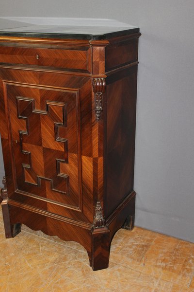 Napoleon III safe in a 19th century rosewood cabinet