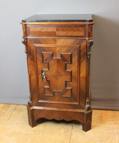 Napoleon III safe in a 19th century rosewood cabinet