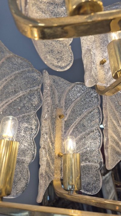 Lustre Orrefors designer carl-fagerluz 15 lumieres