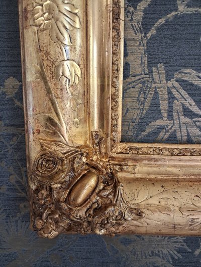 Cadre XIX époque restauration 87 x 75