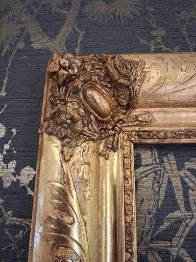 Cadre XIX époque restauration 87 x 75