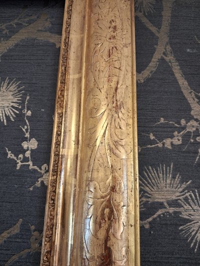 Cadre XIX époque restauration 87 x 75