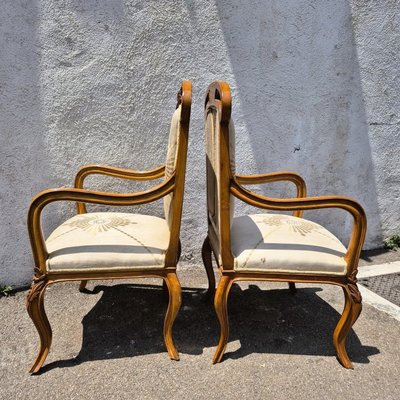 Paire de fauteuils art nouveau, début XXème siècle