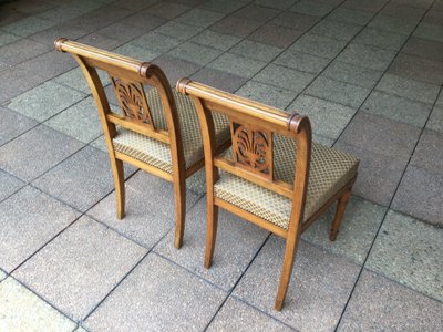 Paire de chaises de style Directoire