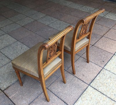Paire de chaises de style Directoire