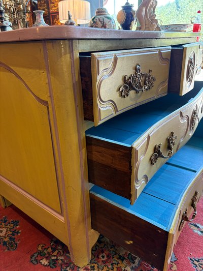 Commode 18ième rechampie