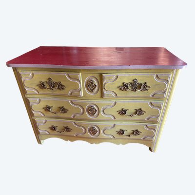 Commode 18ième rechampie