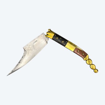 COUTEAU pliant appelé Navaja - France - XIXème siècle