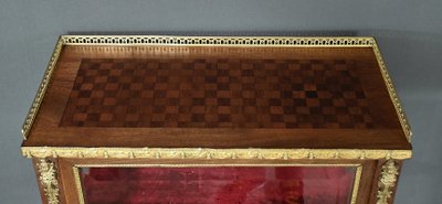 Vitrine en Acajou, style Louis XVI – Milieu XXe