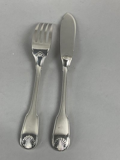 Fischbesteck Modell Vendome Christofle
