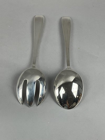 Christofle Dax salad server