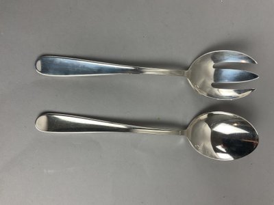Christofle Dax salad server