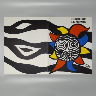 Alexander Calder "Derriere Le Miroir" n. 156 mit sieben Lithographien von Maeght Editeur.