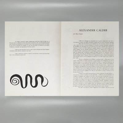 Alexander Calder "Derriere Le Miroir" n. 156 mit sieben Lithographien von Maeght Editeur.