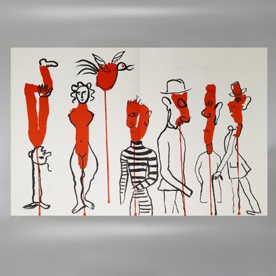 Alexander Calder "Derriere Le Miroir" n. 156 mit sieben Lithographien von Maeght Editeur.