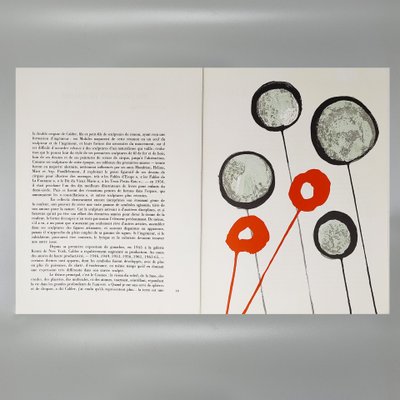 Alexander Calder "Derriere Le Miroir" n. 156 mit sieben Lithographien von Maeght Editeur.
