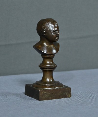 Statuette en Bronze « Jean qui pleure » d’après J-A. Houdon – Fin XIXe
