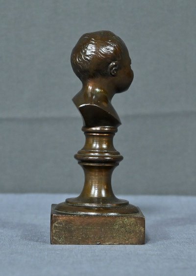 Statuette en Bronze « Jean qui pleure » d’après J-A. Houdon – Fin XIXe
