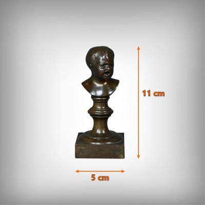 Statuette en Bronze « Jean qui pleure » d’après J-A. Houdon – Fin XIXe