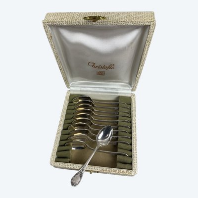 12 cucchiai da moka, modello Marly, Christofle