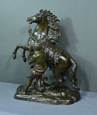 Large bronze "Le Cheval de Marly" after Coustou - Early 20th century