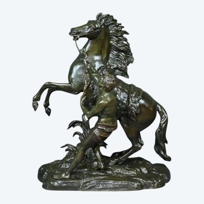 Large bronze "Le Cheval de Marly" after Coustou - Early 20th century