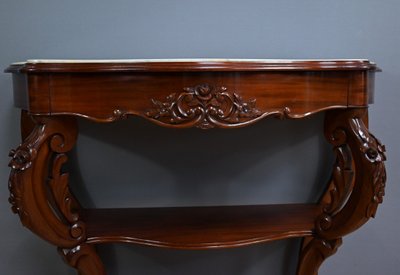Console en Acajou, époque Napoléon III – 2ème Partie XIXe