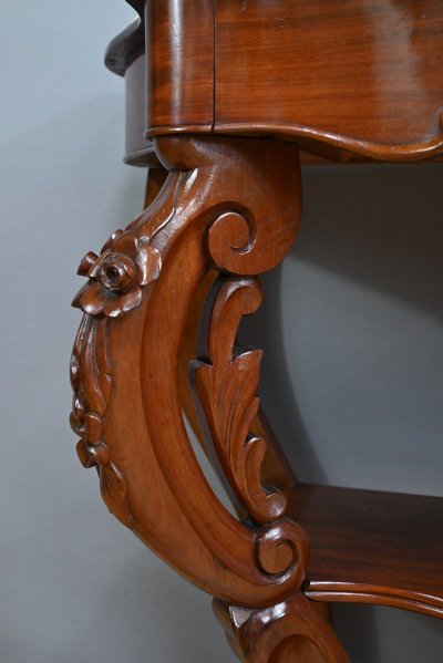 Console en Acajou, époque Napoléon III – 2ème Partie XIXe