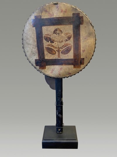 Ensemble De Tambour Japonais Antique  - Japon - XIXème Siècle