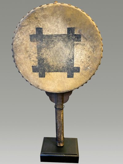 Ensemble De Tambour Japonais Antique  - Japon - XIXème Siècle