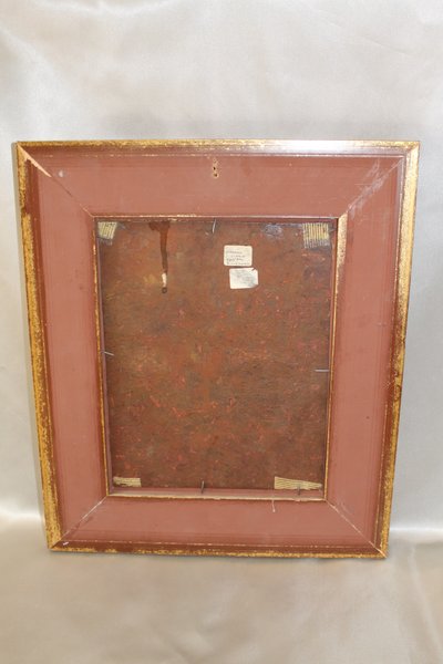 Huile sur cuivre signée A. Schmit école Autrichienne époque 18ème Moine en prière