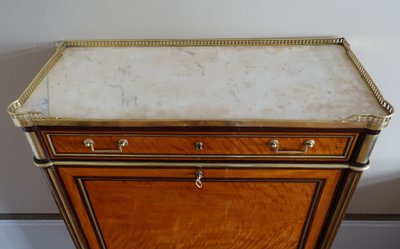 Sekretär aus Zitronenbaum und Amaranth aus der Zeit von Louis XVI - Ende 18.