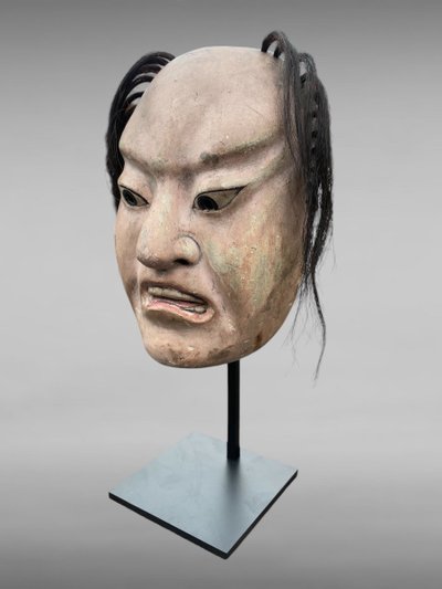 Maschera del teatro Noh - Periodo Edo (1603-1868).