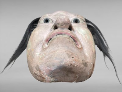 Maschera del teatro Noh - Periodo Edo (1603-1868).